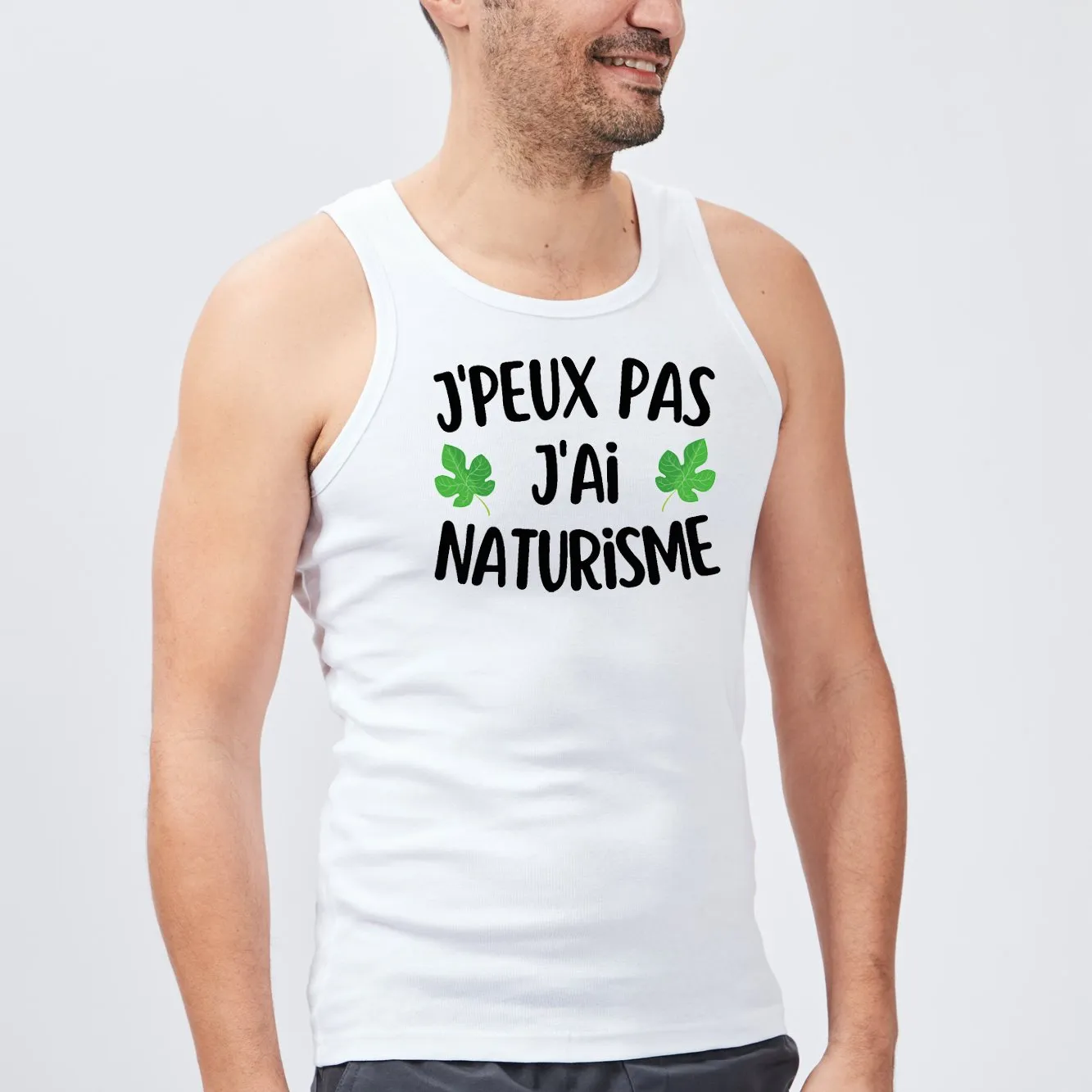 Débardeur Homme J'peux pas j'ai naturisme