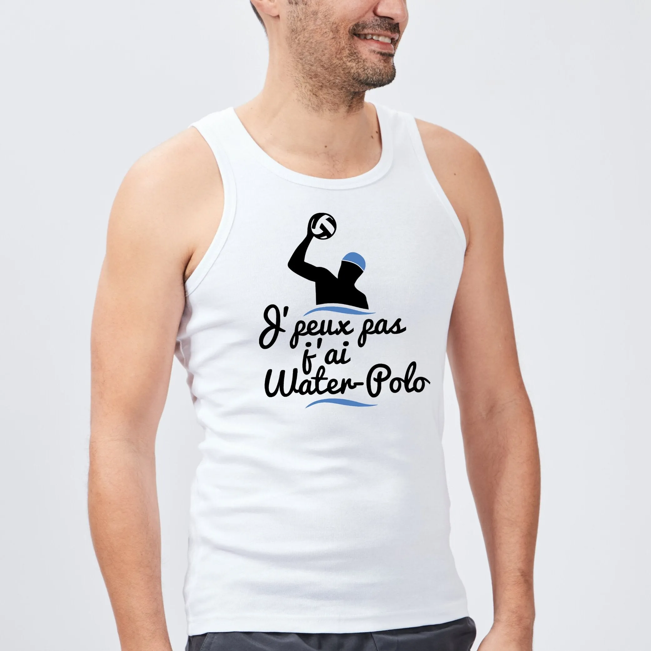 Débardeur Homme J'peux pas j'ai water-polo