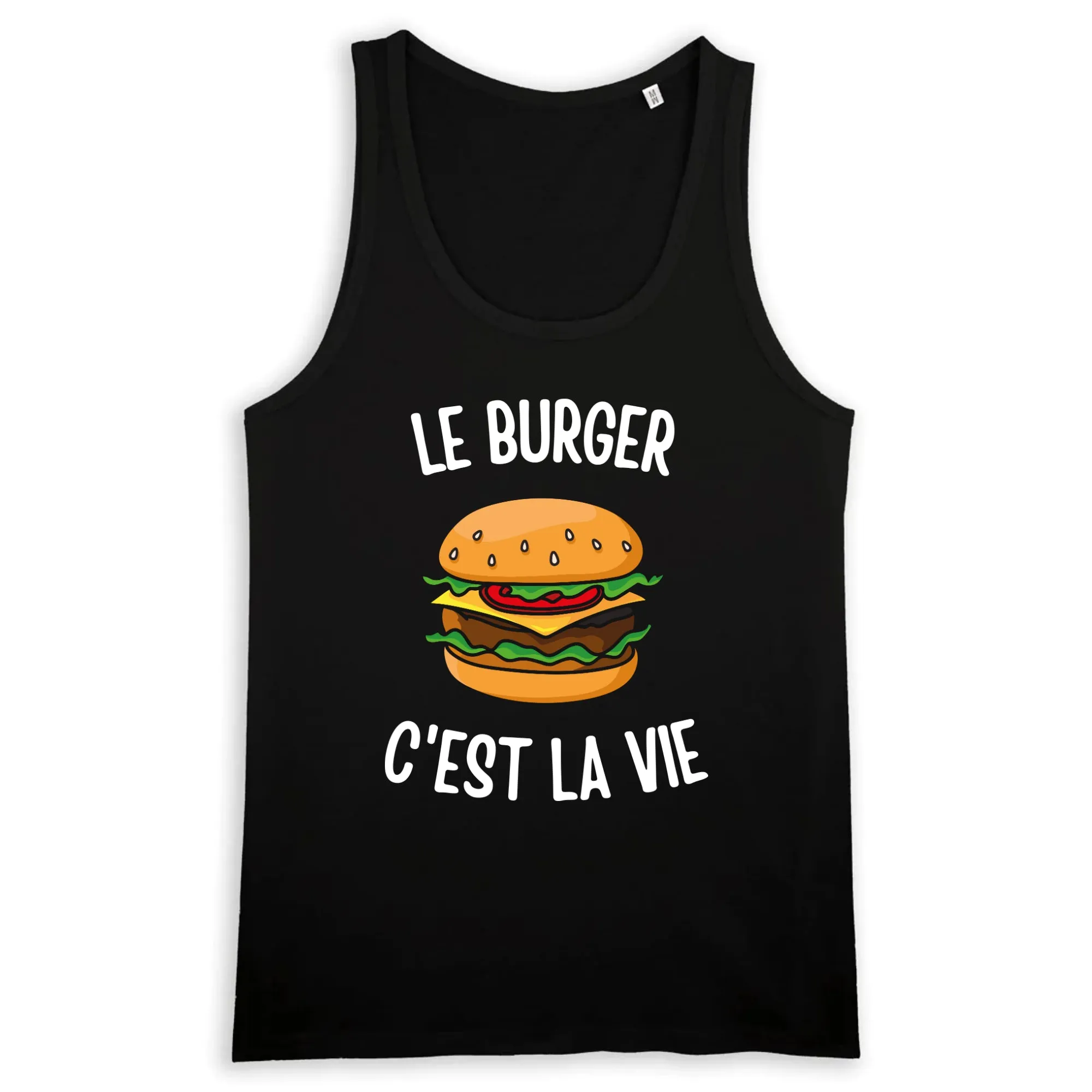 Débardeur Homme Le burger c'est la vie