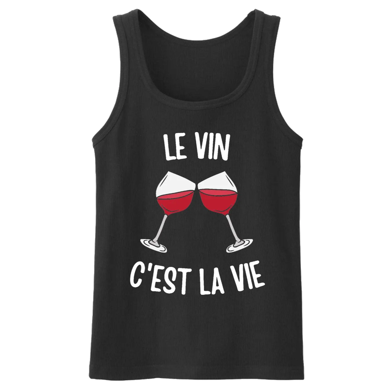 Débardeur Homme Le vin c'est la vie