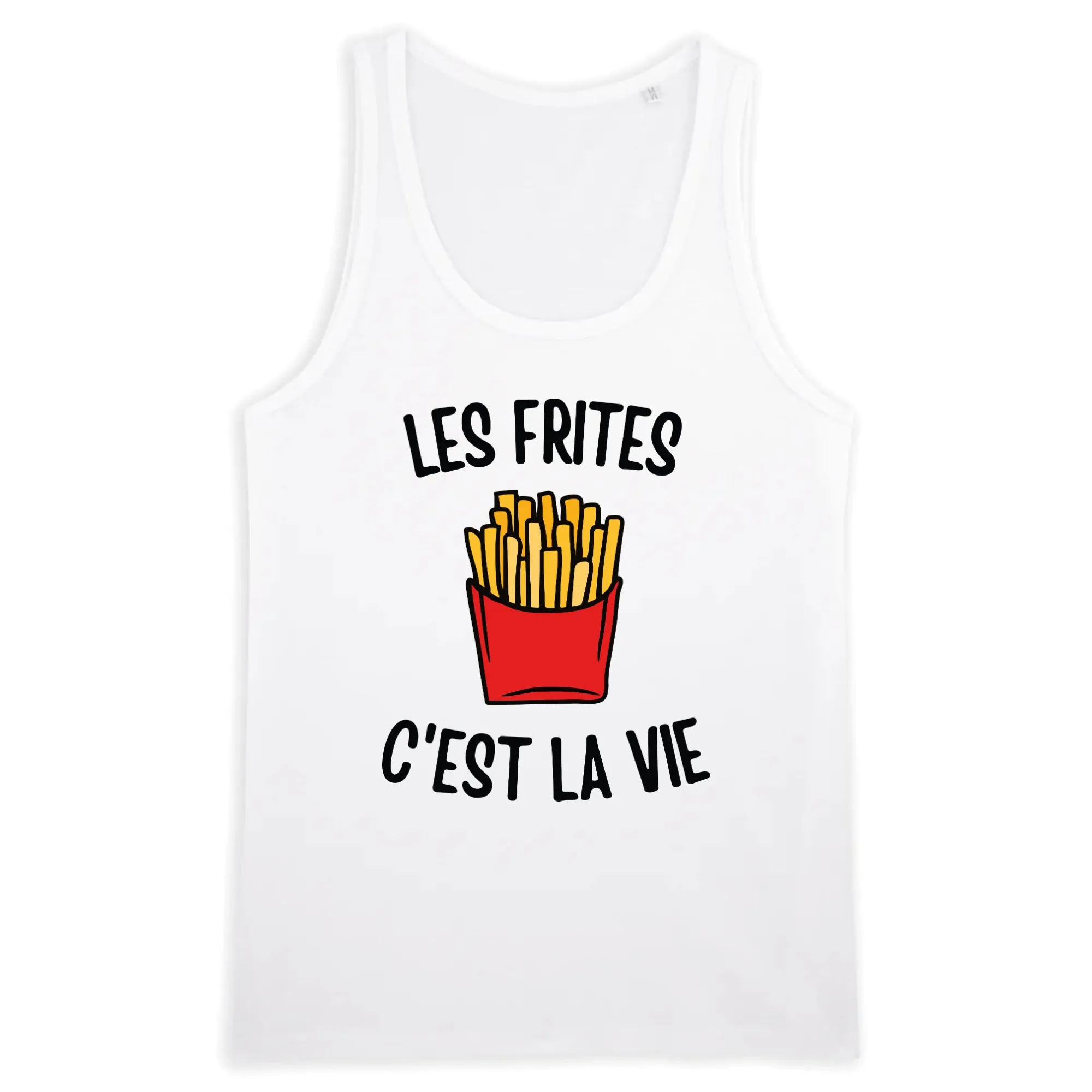 Débardeur Homme Les frites c'est la vie