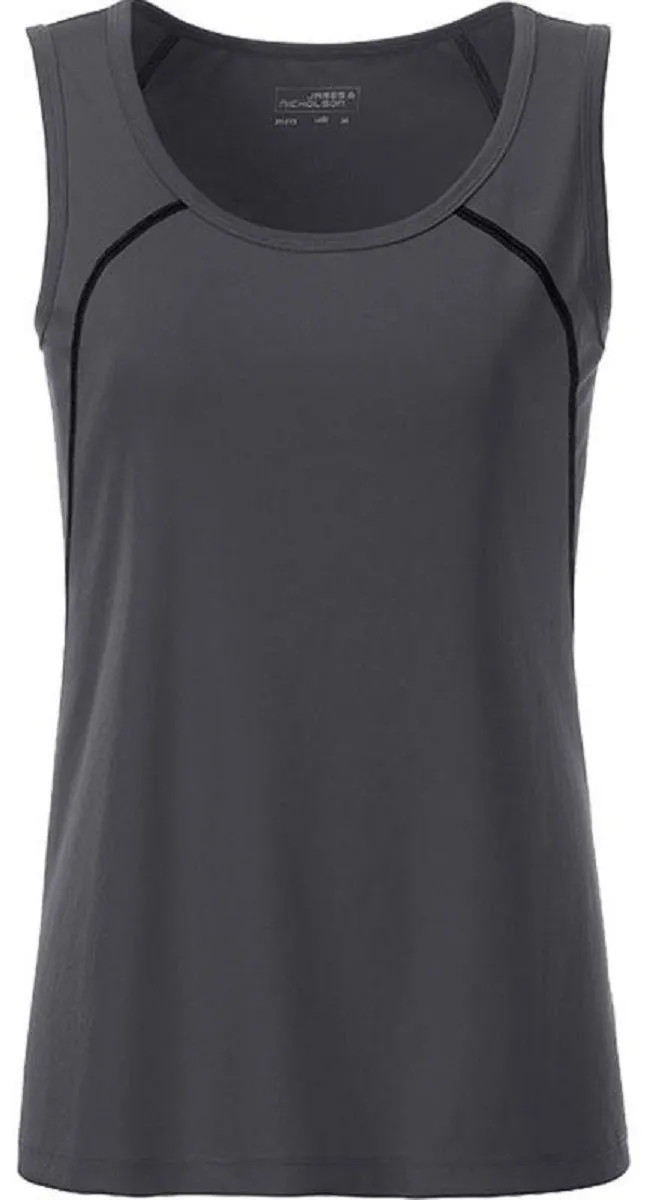 Débardeur running respirant - Femme - JN493 - gris titane 