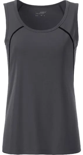 Débardeur running respirant - Femme - JN493 - gris titane 