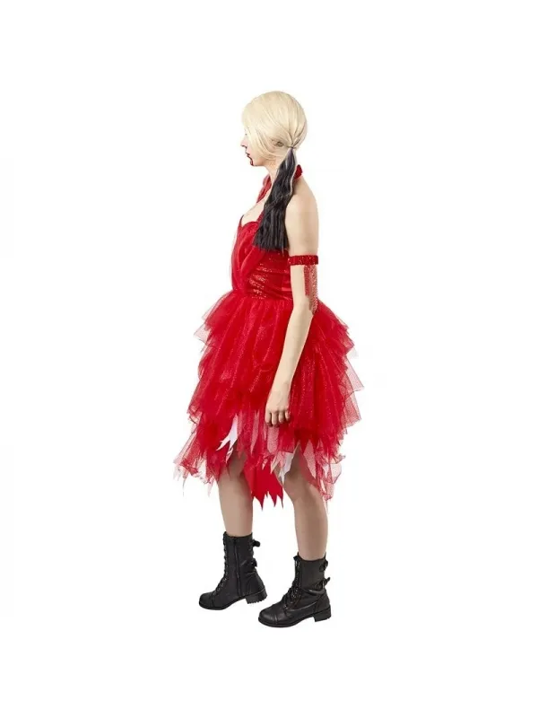 Déguisement Harley Quinn Femme robe rouge ™- The suicide Squad