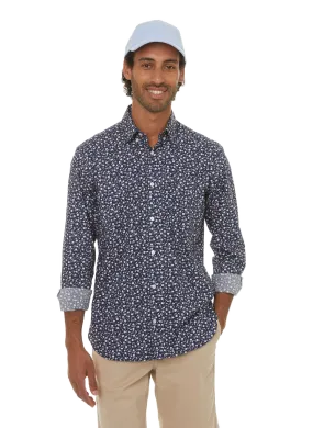 EDEN PARK  Chemise fleuris en coton - Bleu