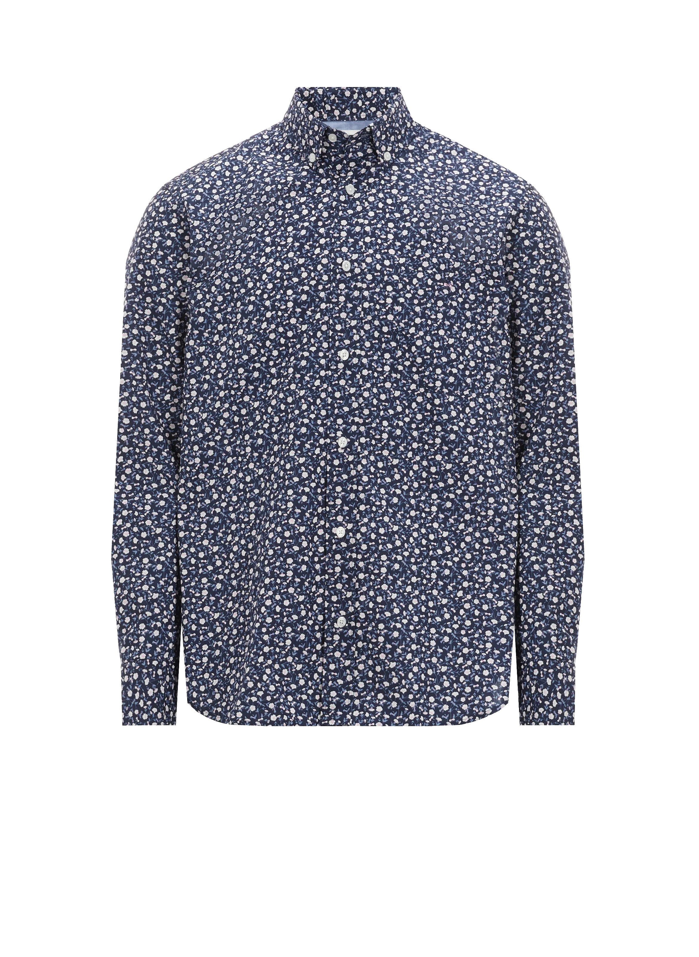 EDEN PARK  Chemise fleuris en coton - Bleu