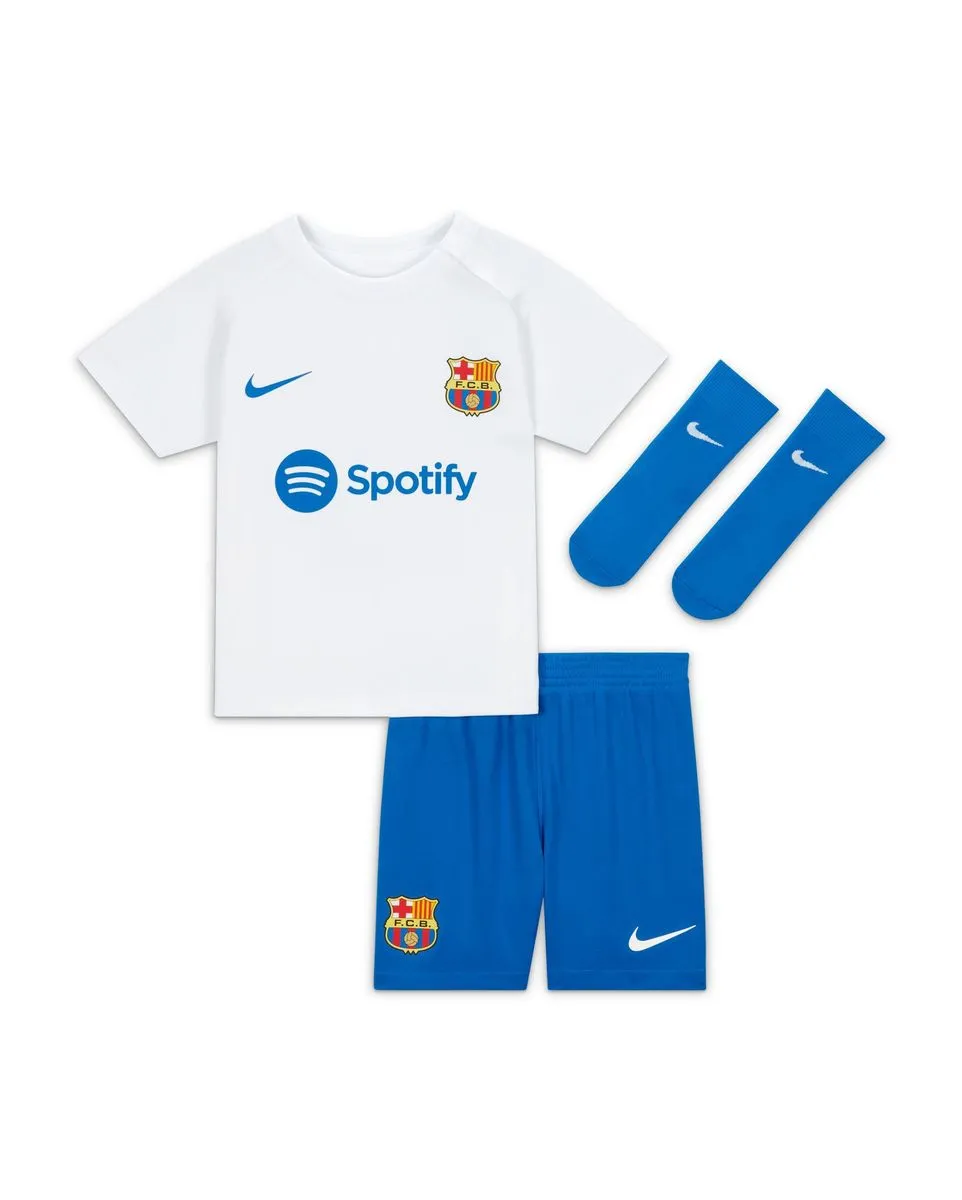 Ensemble de football Enfant FCB I NK DF KIT AW Blanc