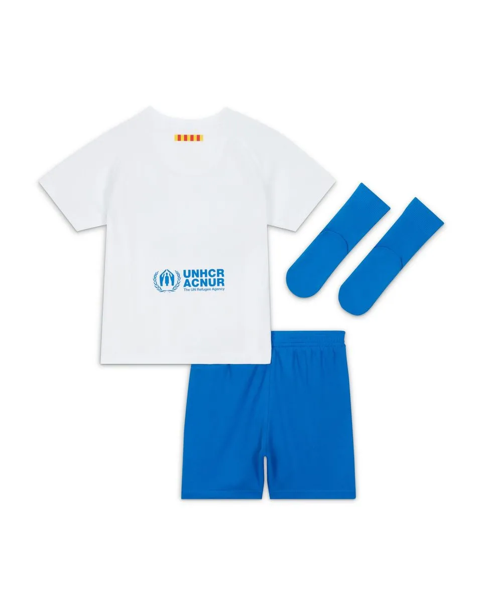 Ensemble de football Enfant FCB I NK DF KIT AW Blanc