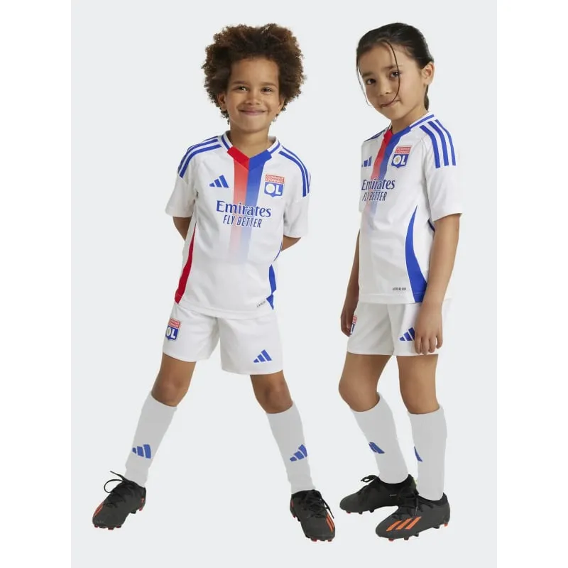 Ensemble de football olympique lyonnais blanc enfant - Adidas | wimod