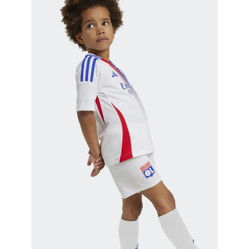 Ensemble de football olympique lyonnais blanc enfant - Adidas | wimod