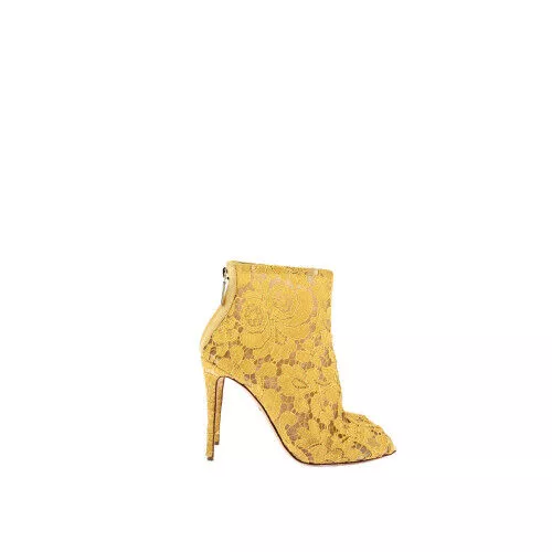 Escarpins Dolce & Gabbana Dentelle Jaune