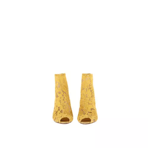 Escarpins Dolce & Gabbana Dentelle Jaune