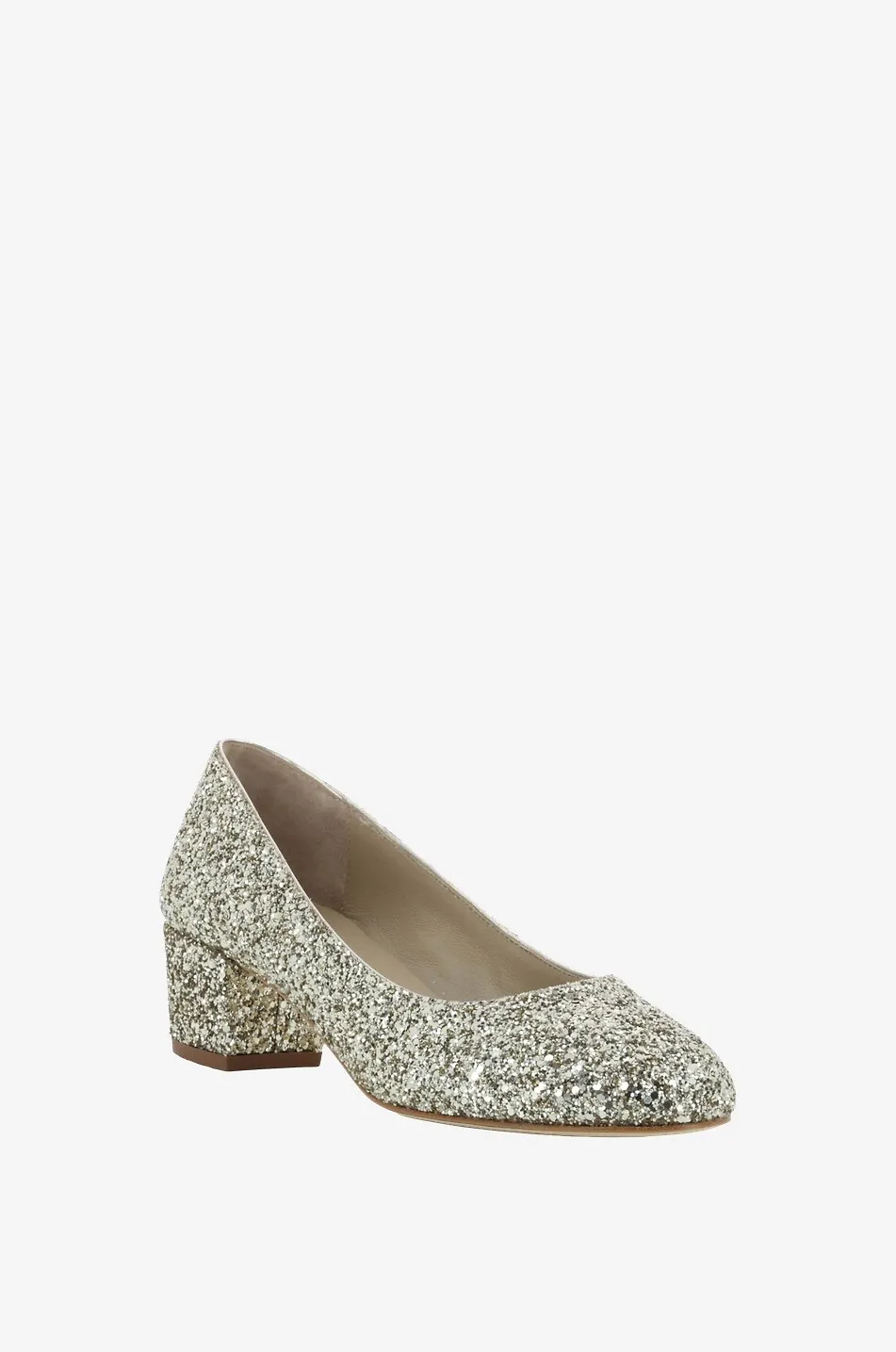 Escarpins en cuir et paillettes Heel Ballerina 40