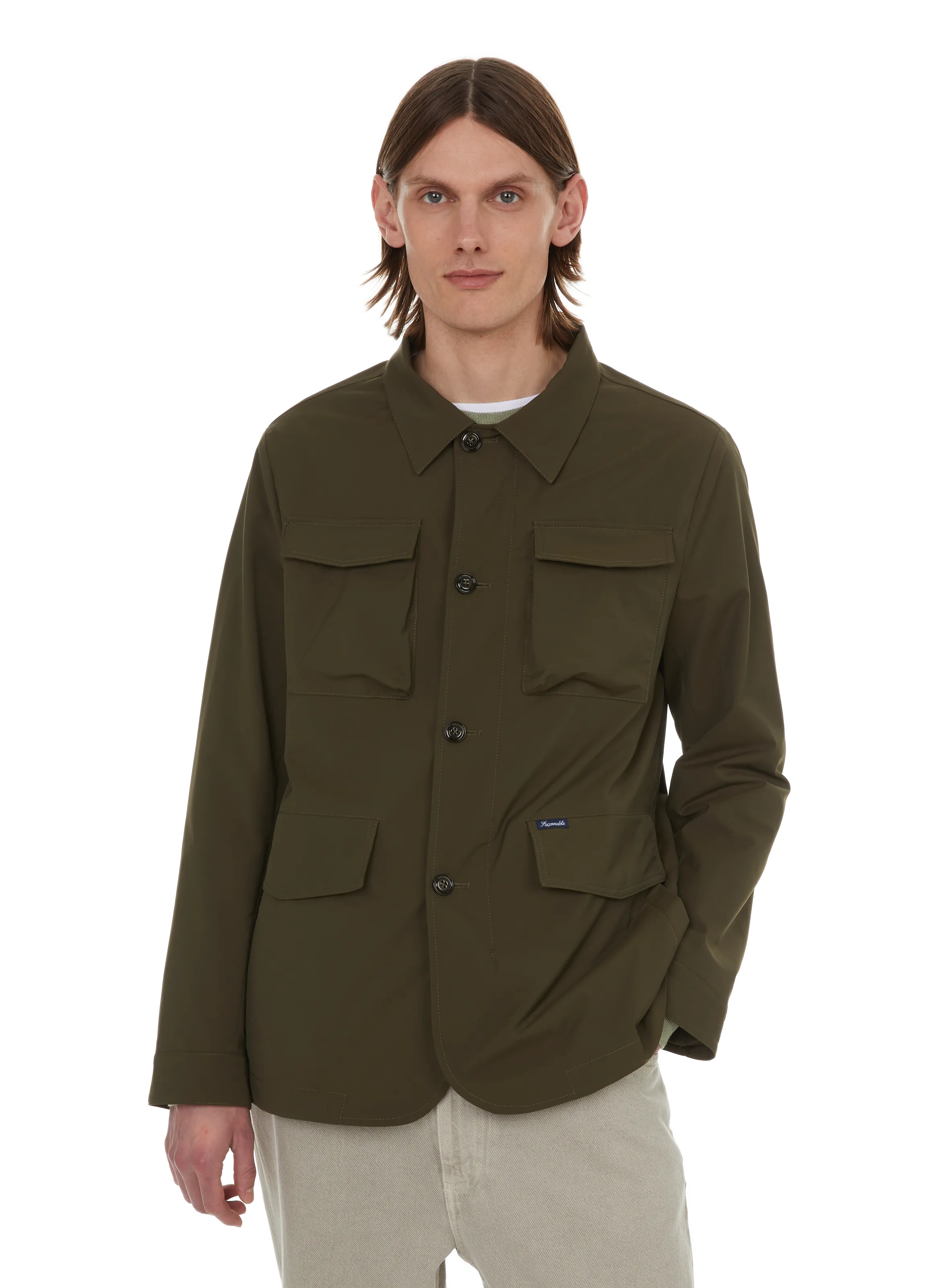 FACONNABLE  Blouson uni  - Kaki