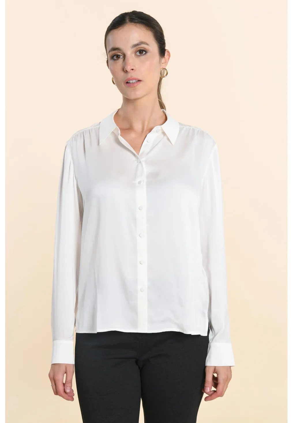 FANNAH - CHEMISE - OFF WHITE