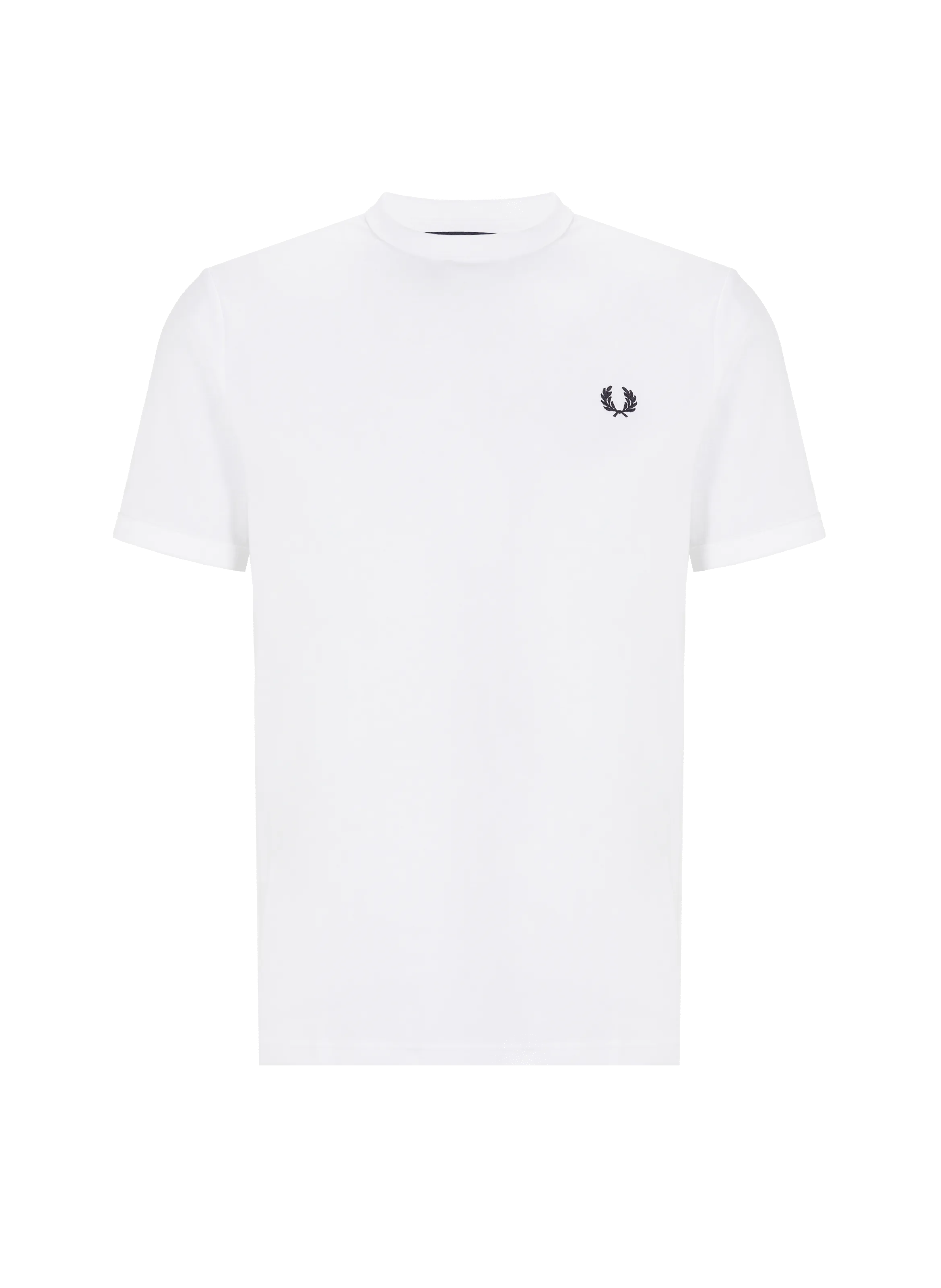 FRED PERRY  T-shirt à bordures contrastantes - Blanc