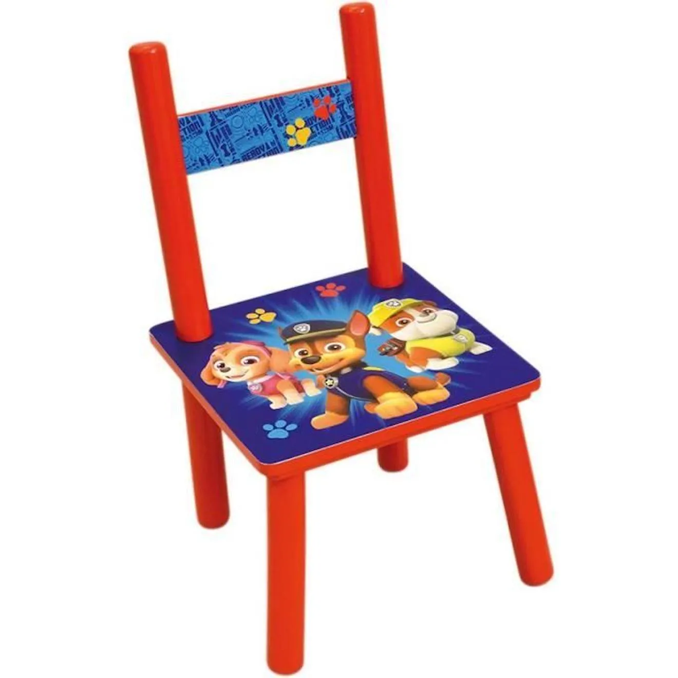 FUN HOUSE PAT'PATROUILLE Table H 41,5 cm x l 61 cm x P 42 cm avec une chaise H 49,5 cm x l 31 cm x P 31,5 cm - Pour enfant r