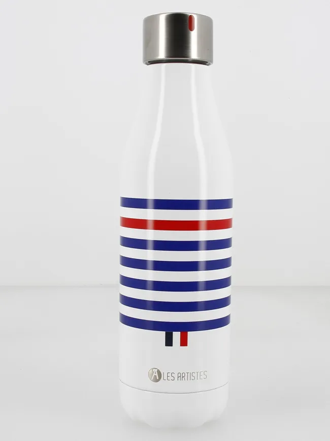 Gourde bottle inox 500 ml sailor blanc - Les Artistes | wimod