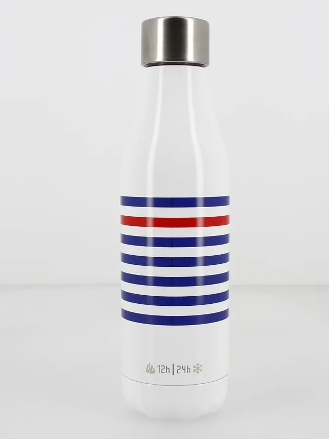 Gourde bottle inox 500 ml sailor blanc - Les Artistes | wimod