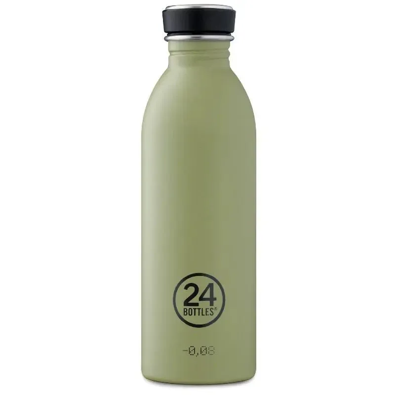 Gourde Inox Urban Bottle 500ml 24Bottles Vert Sauge Kaki