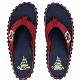 Gumbies Islander Navy Coast Tongs 708210945547 rouge