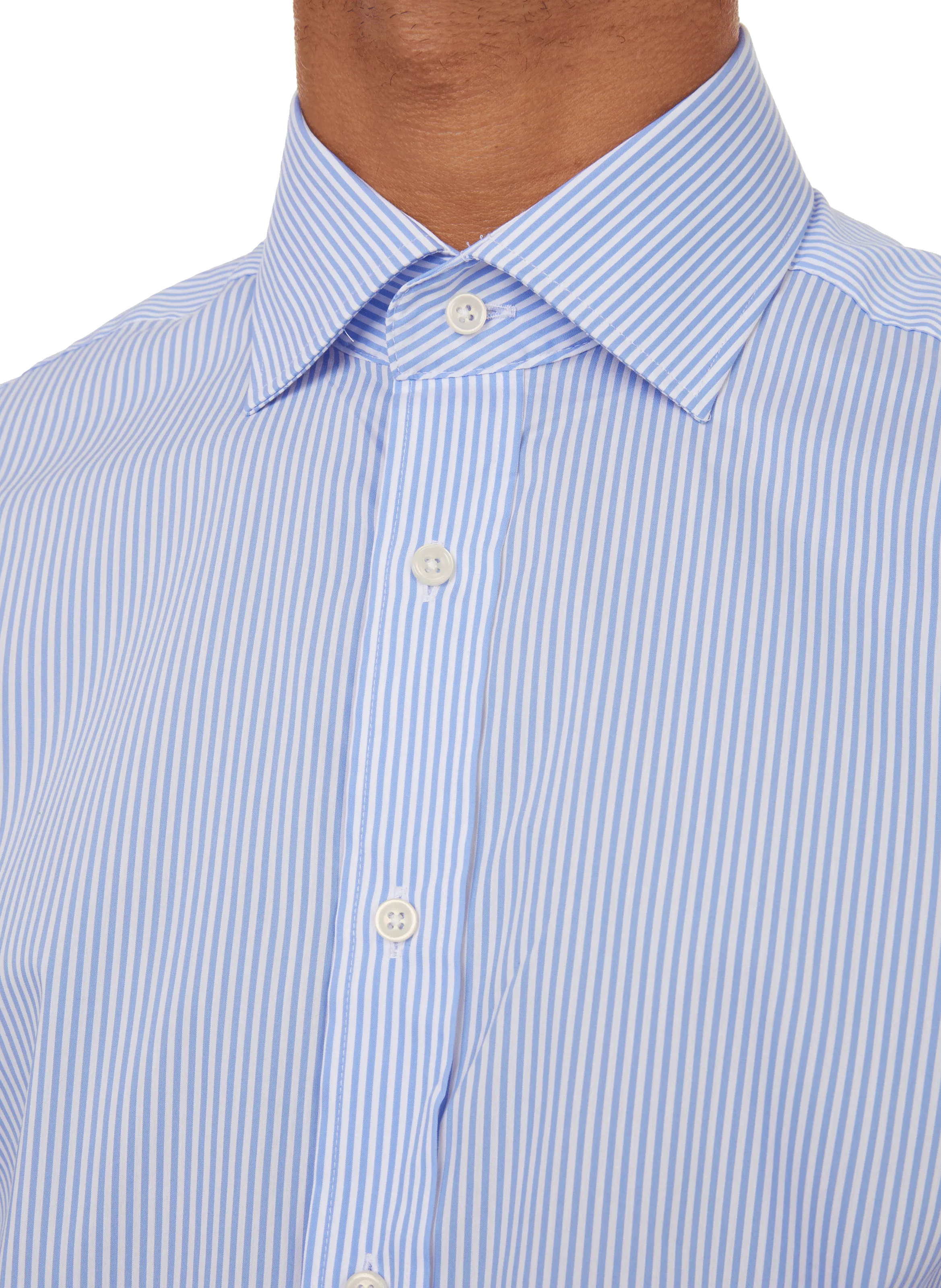 HACKETT  Chemise rayée en coton - Bleu