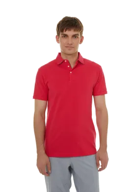 HACKETT  Polo uni en coton - Rose