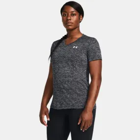 Haut d'entrainement femme Under Armour Tech Twist - Noir/Blanc