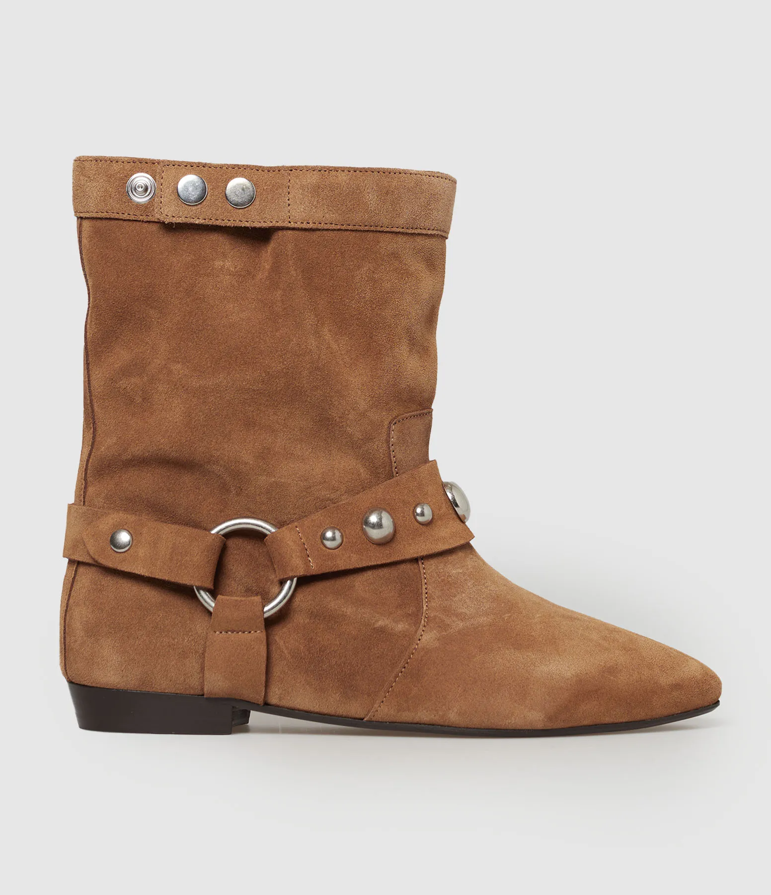 ISABEL MARANT Partager  Boots Stania Cuir Marron  