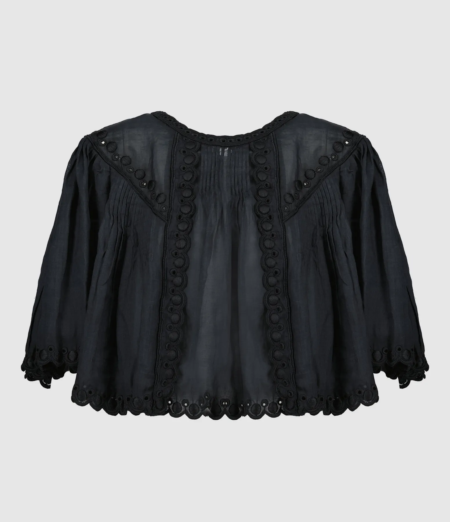 ISABEL MARANT Partager  Top Ogalice Ramie Noir  