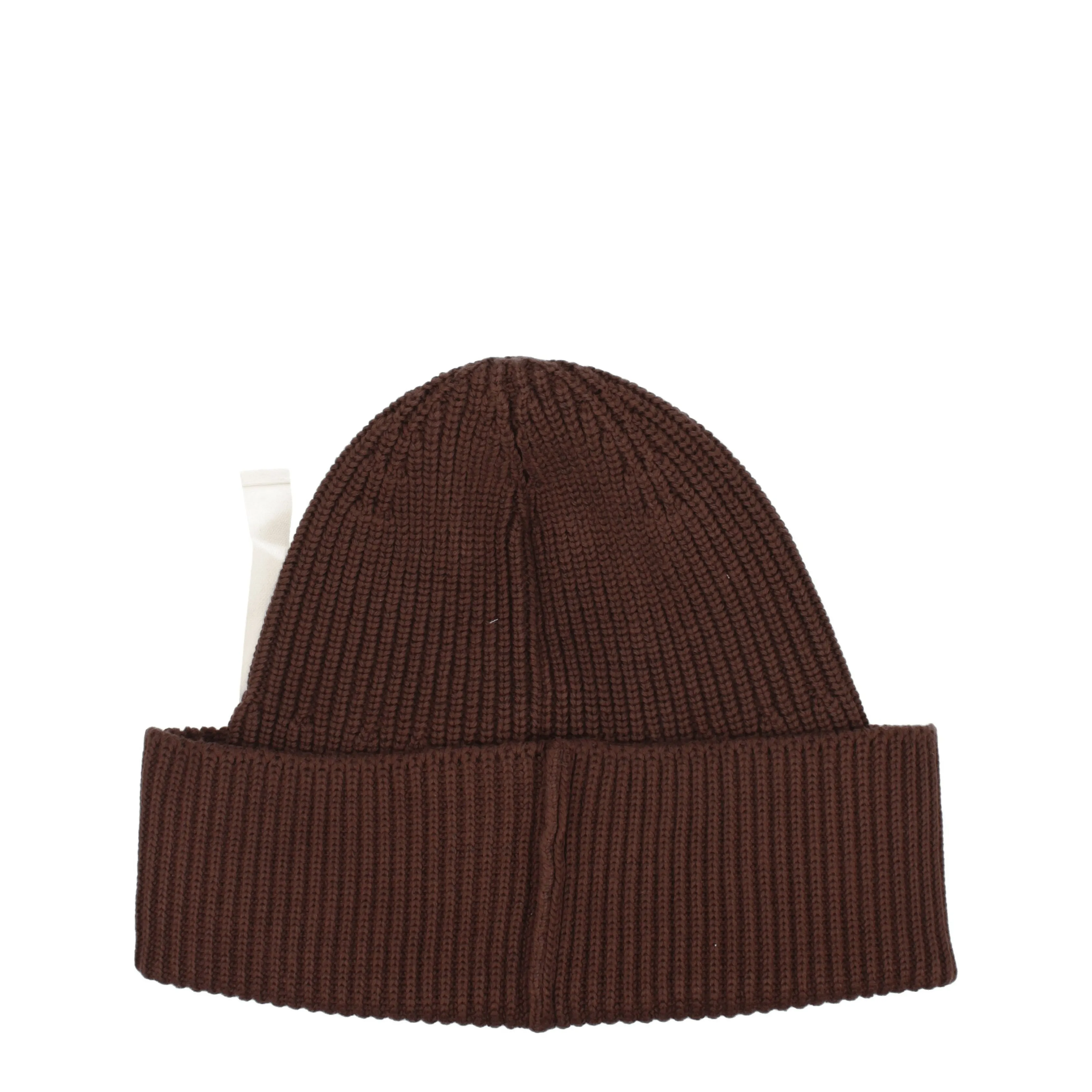 Jacquemus chapeaux femmes coton marron