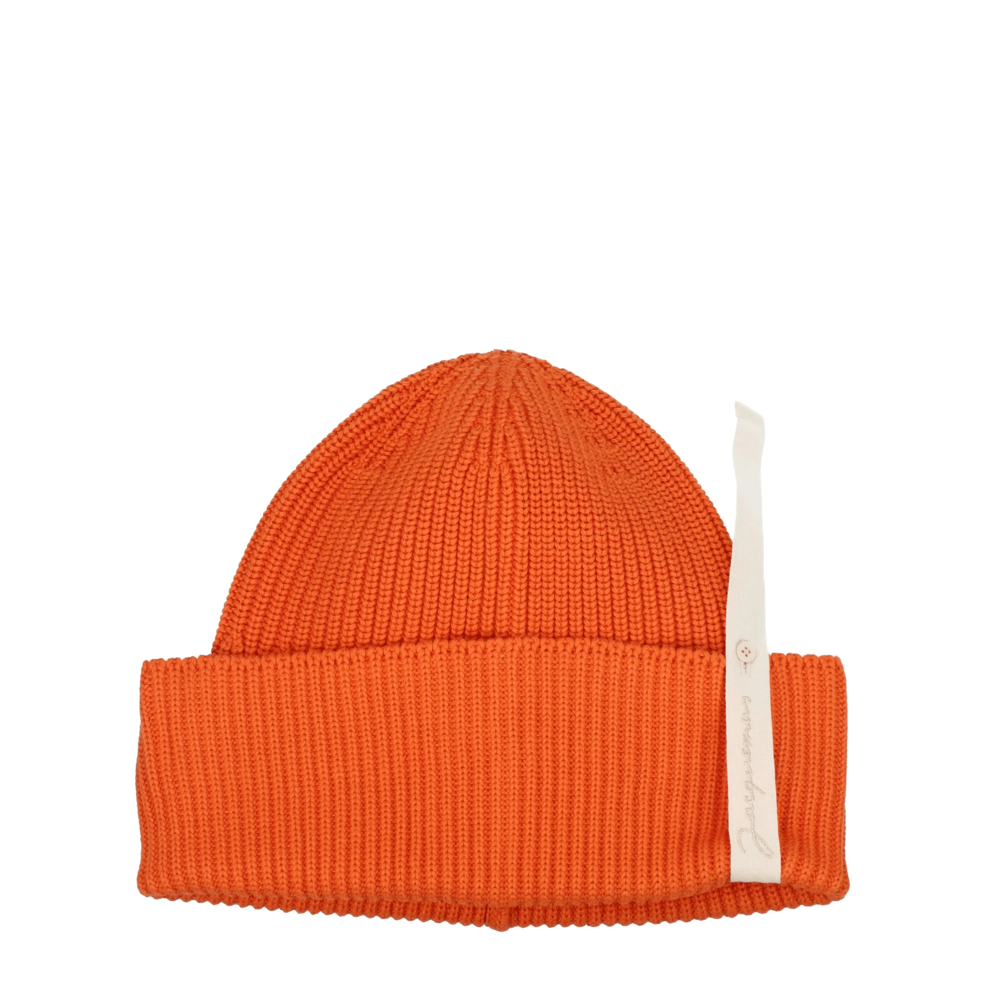 Jacquemus chapeaux femmes coton orange