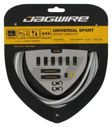 JAGWIRE Kit Freins UNIVERSAL SPORT Blanc Tressé