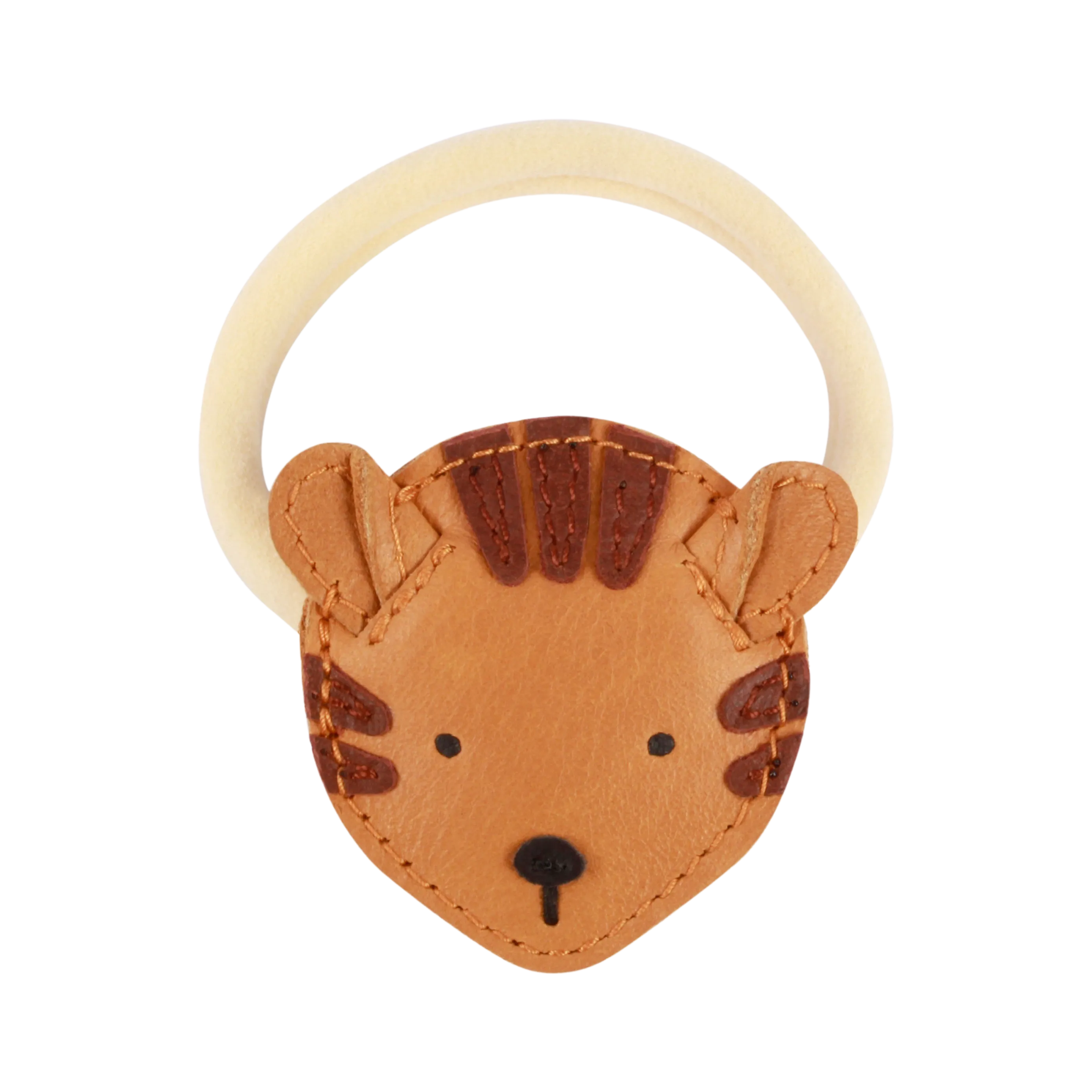 Josy Classic Hair Tie | Tiger | Camel Classic Leather