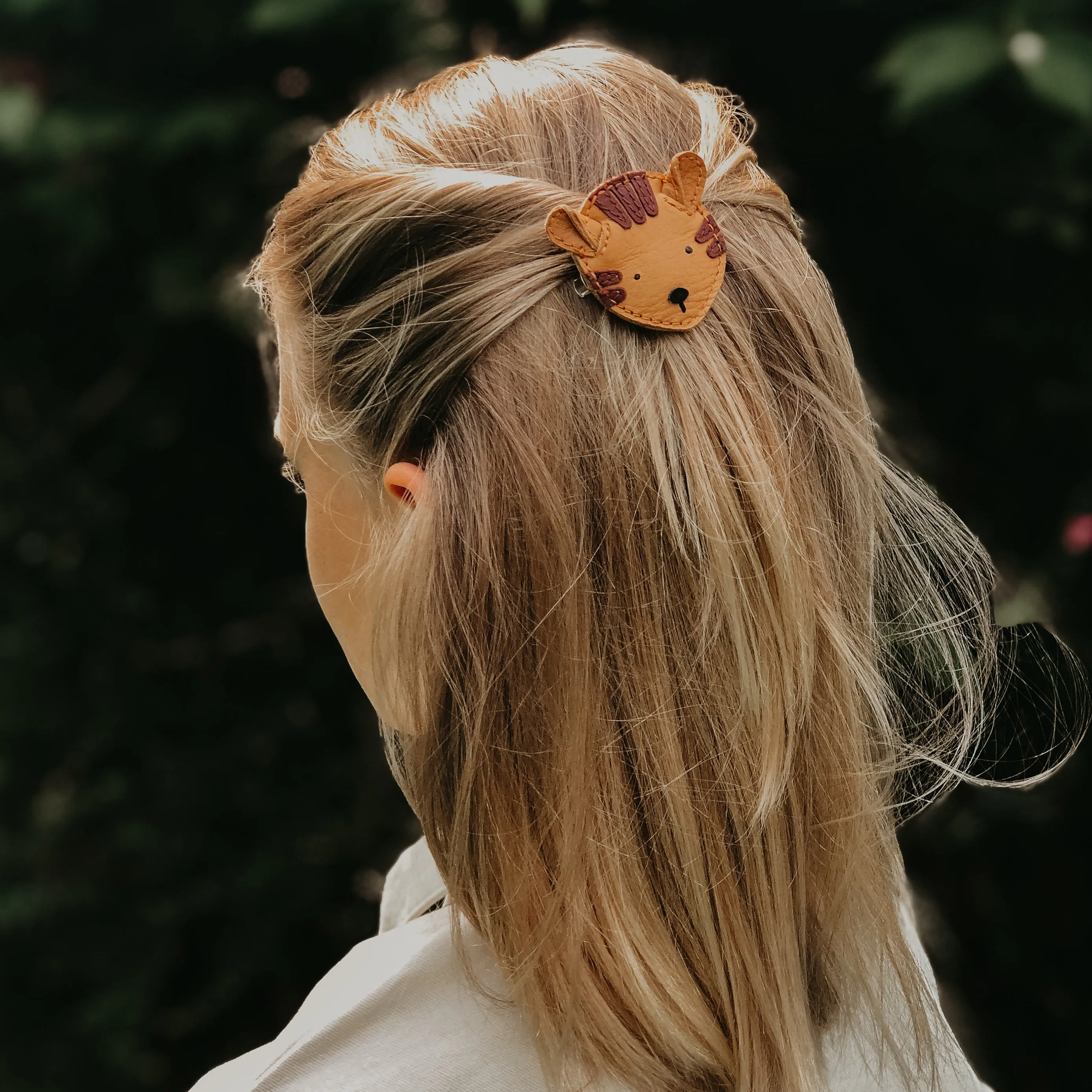 Josy Classic Hair Tie | Tiger | Camel Classic Leather