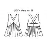 Joy Robe/haut - Patron papier - P&M pattern