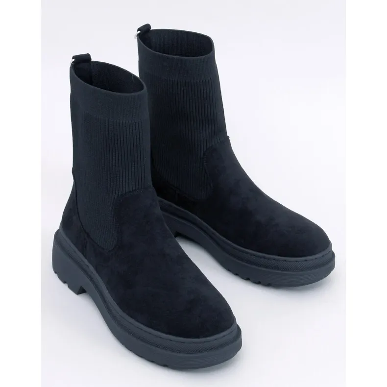 Joyner Bottines Chelsea noires avec tige flexible le noir