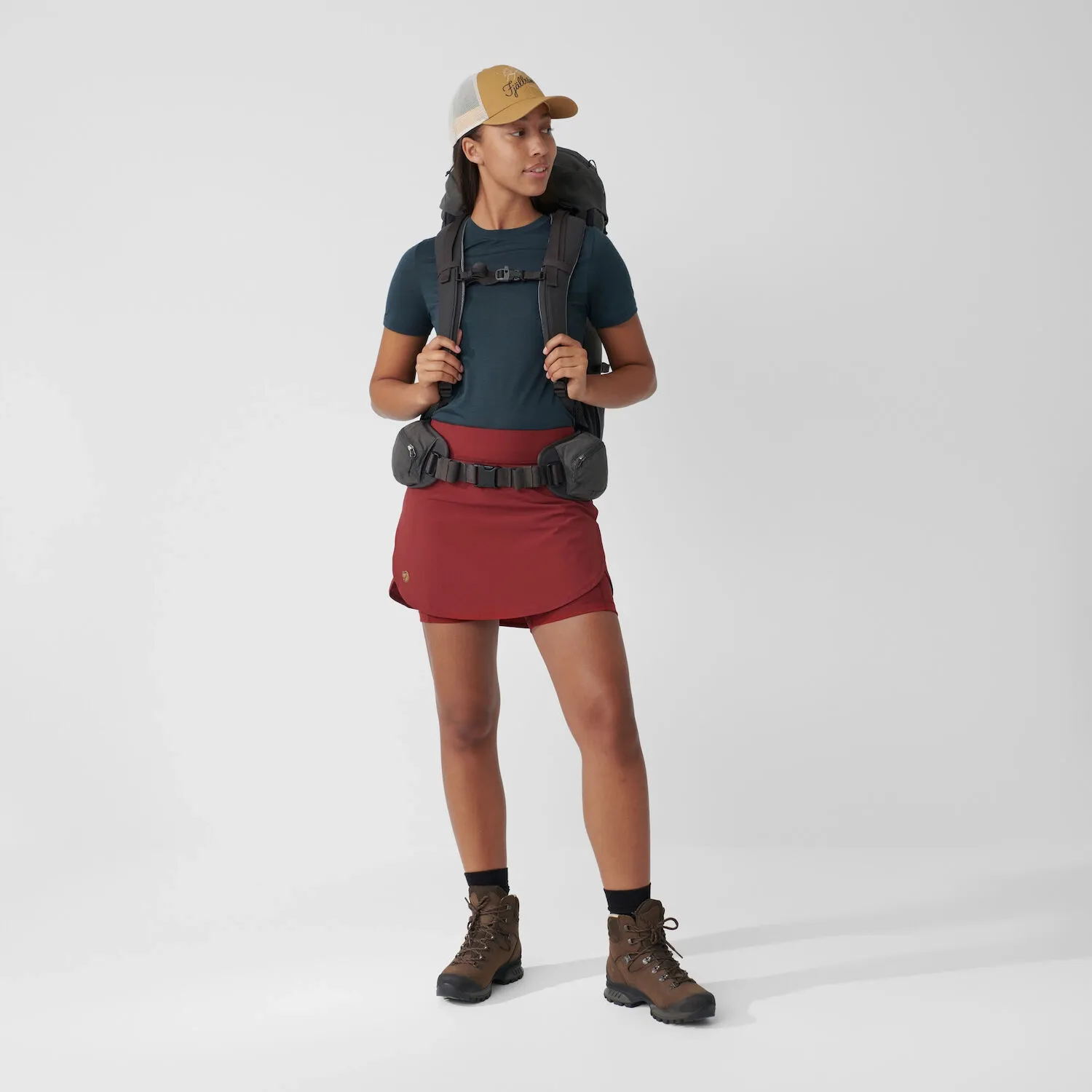 Jupe Fjallraven Women Abisko Midsummer Skort Stone Grey