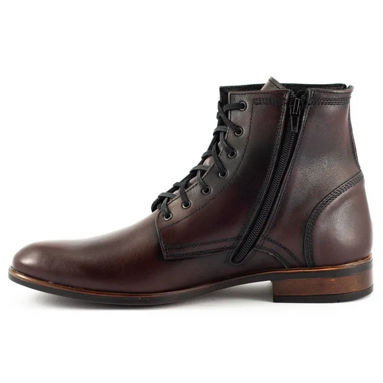 KENT Chelsea boots homme en cuir 287 Św kabir brun