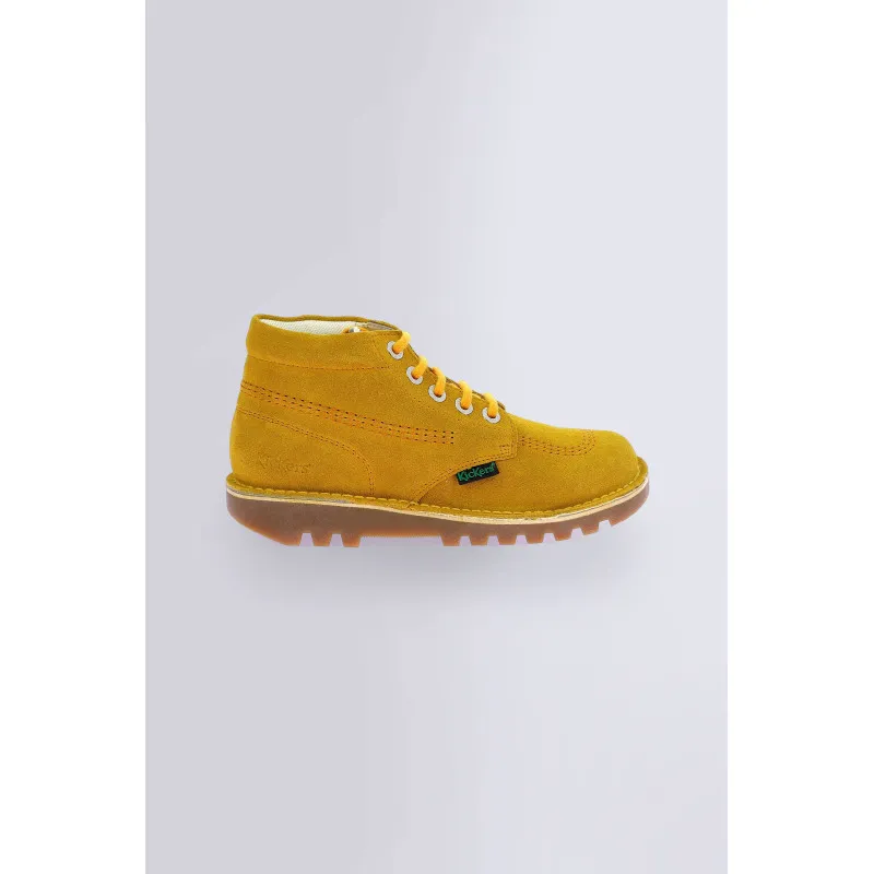 Kick Hi - Bottines jaune pour femme - Kickers © Site Officiel