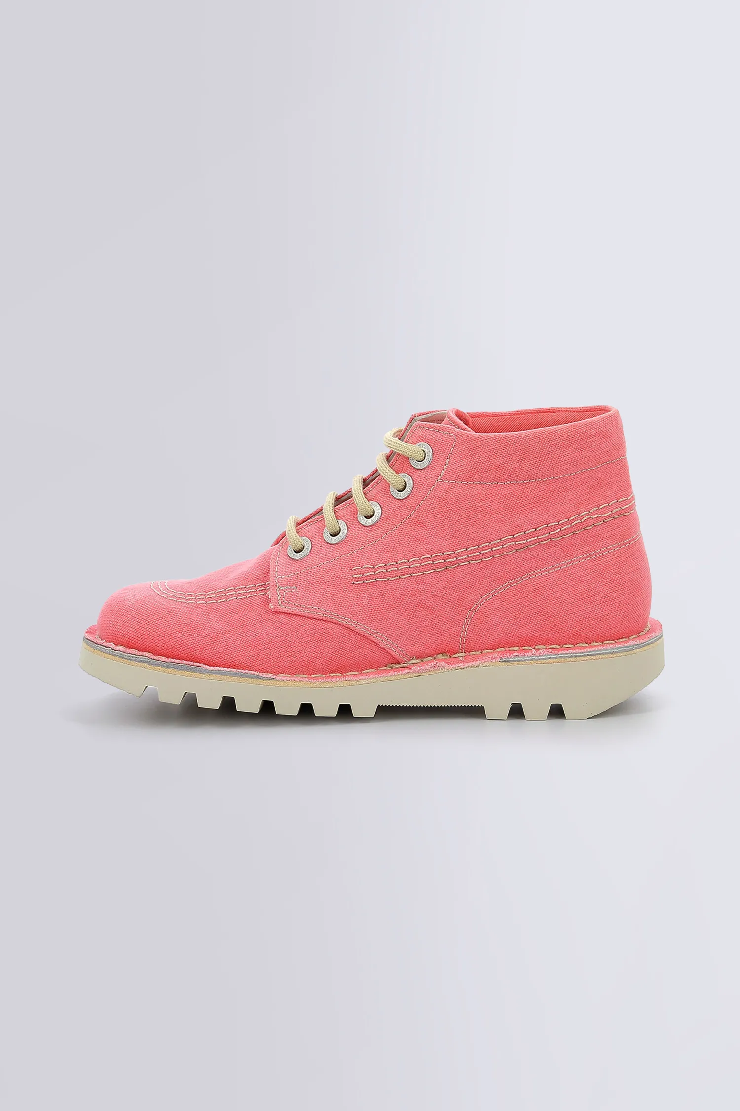 Kick Hi - Bottines rose clair pour femme - Kickers © Site Officiel