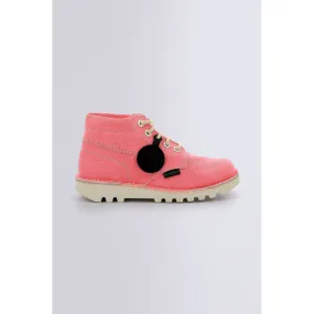 Kick Hi - Bottines rose clair pour femme - Kickers © Site Officiel