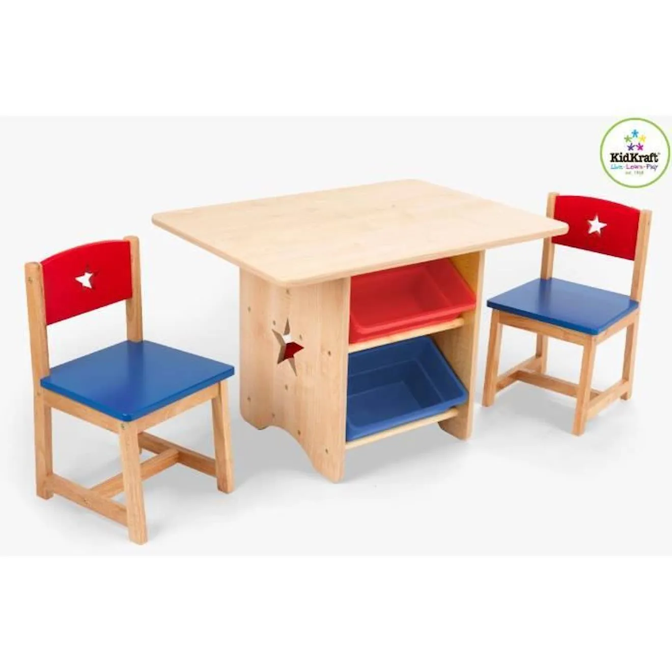 KidKraft - Ensemble table et chaises Étoile rouge - Kidkraft