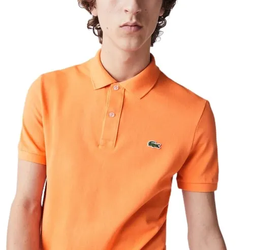 LACOSTE Polo slim orange coton - SPORT AVENTURE