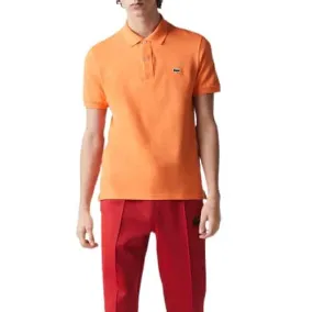 LACOSTE Polo slim orange coton - SPORT AVENTURE