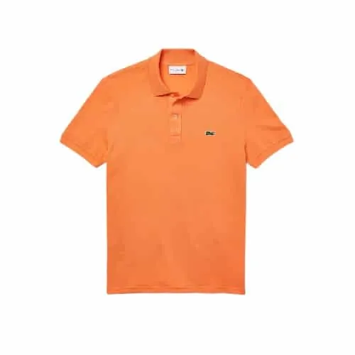 LACOSTE Polo slim orange coton - SPORT AVENTURE