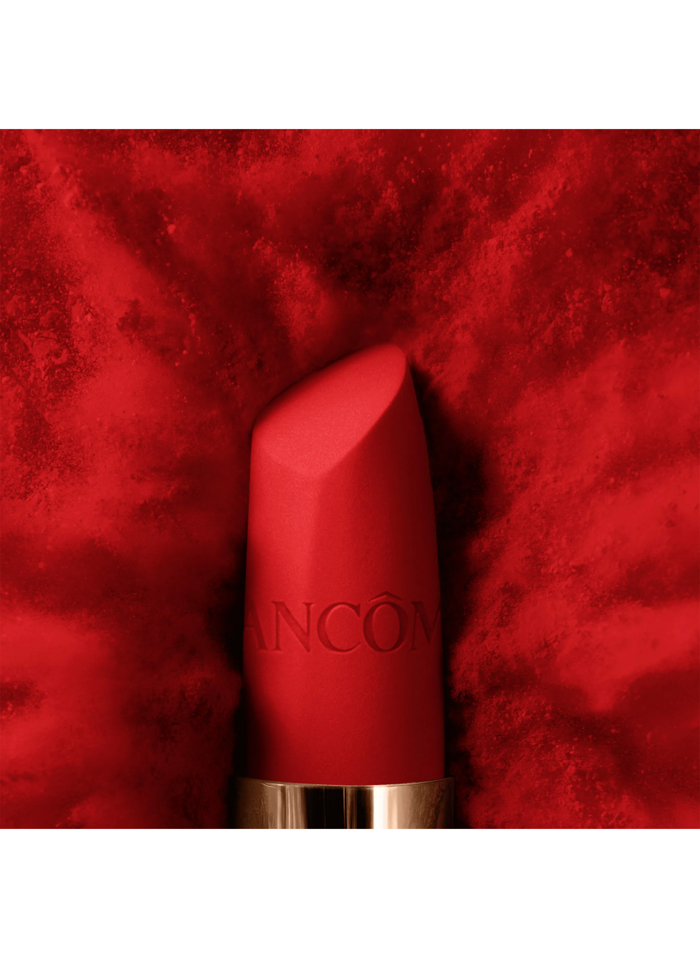 LANCÔME  L'Absolu Rouge Rouge à Lèvres Mat Poudré - Tenue  Confort Longue Durée - Marron