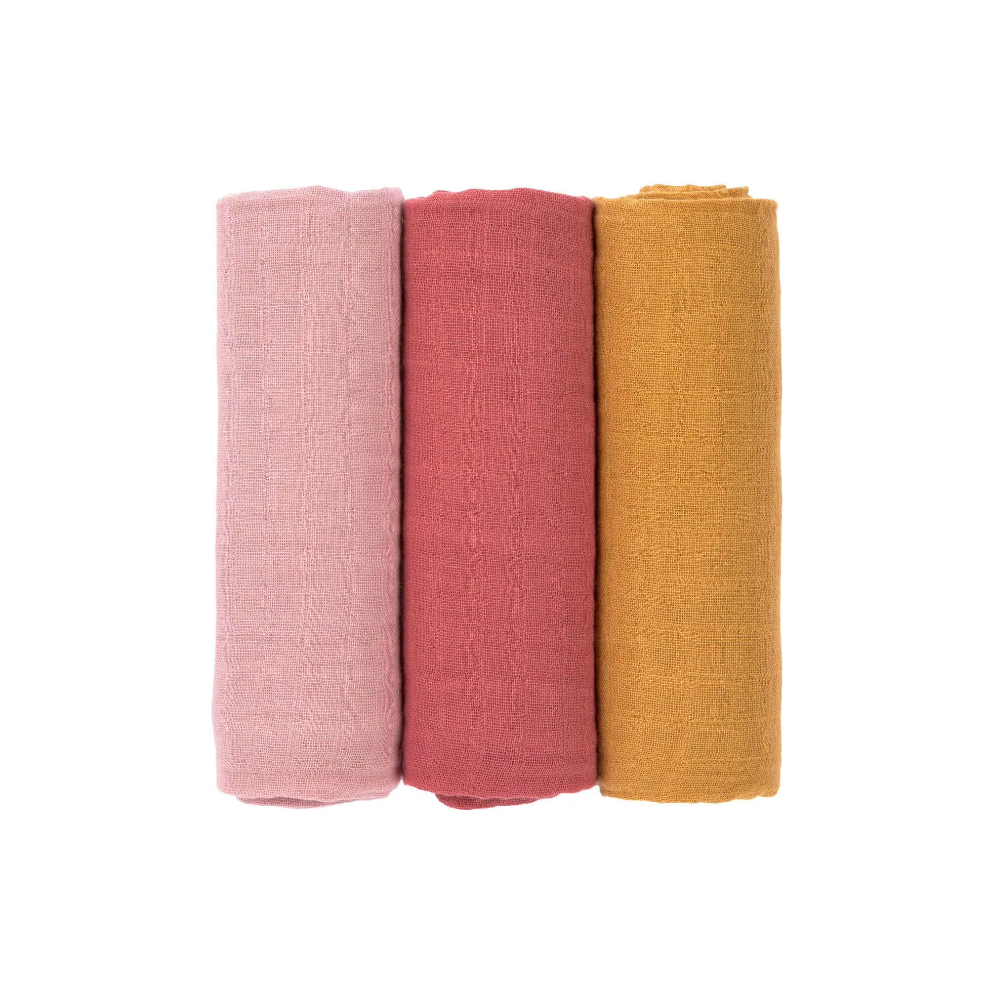 Lange mousseline L (3 pcs), Rose | Lässig