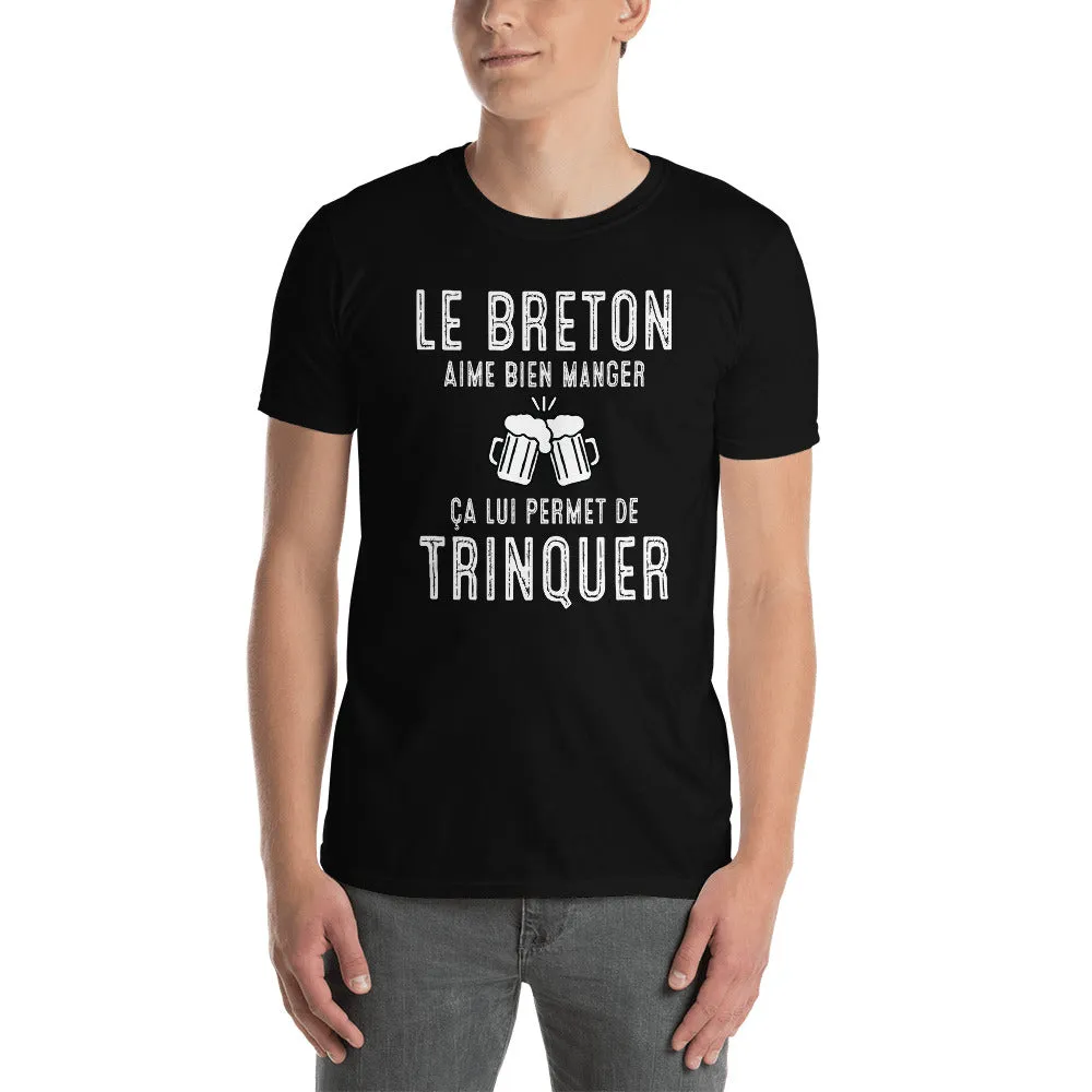 Le Breton adore manger - T-shirt Standard