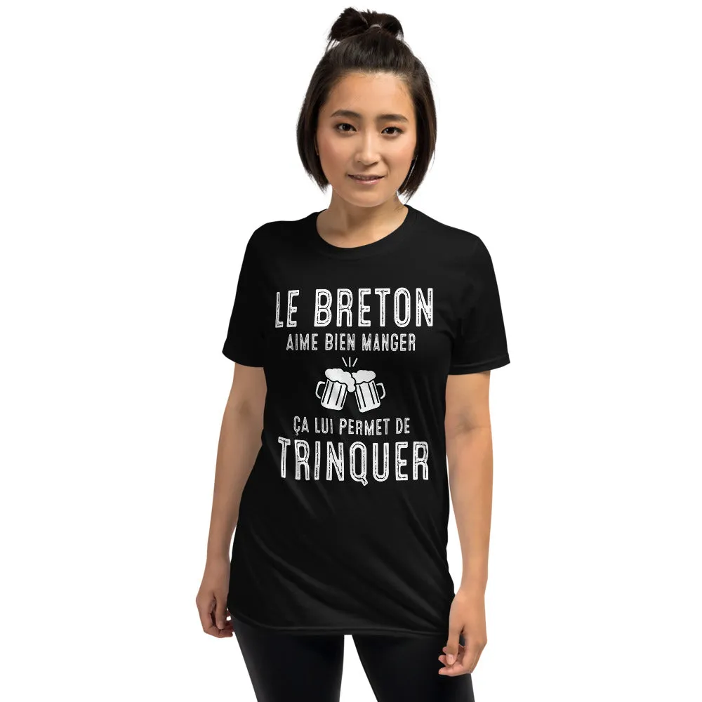 Le Breton adore manger - T-shirt Standard